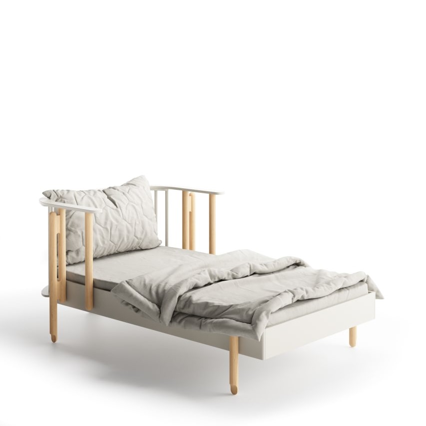 

Кровать Sleeponnn XXL AIR Cocoa ножки Natural wood