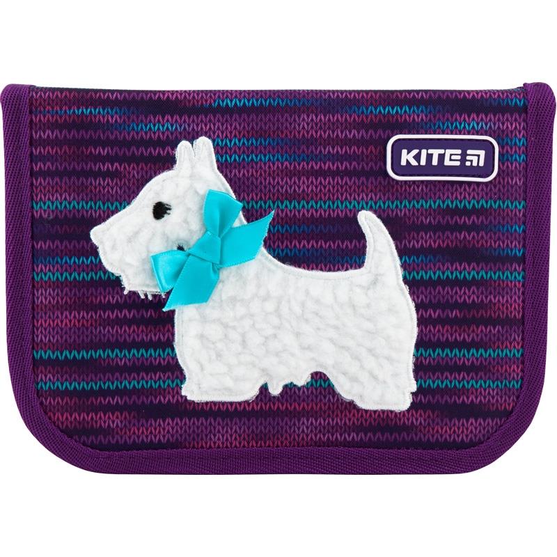 

Пенал без наполнения Kite Cute puppy 1 отделение + 2 отворота Фиолетовый (K20-622-11)