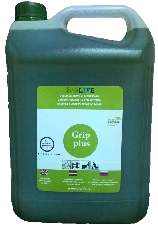

Моющее средство обезжириватель для полов Концентрат BioLife Bio Grip Plus 5 л
