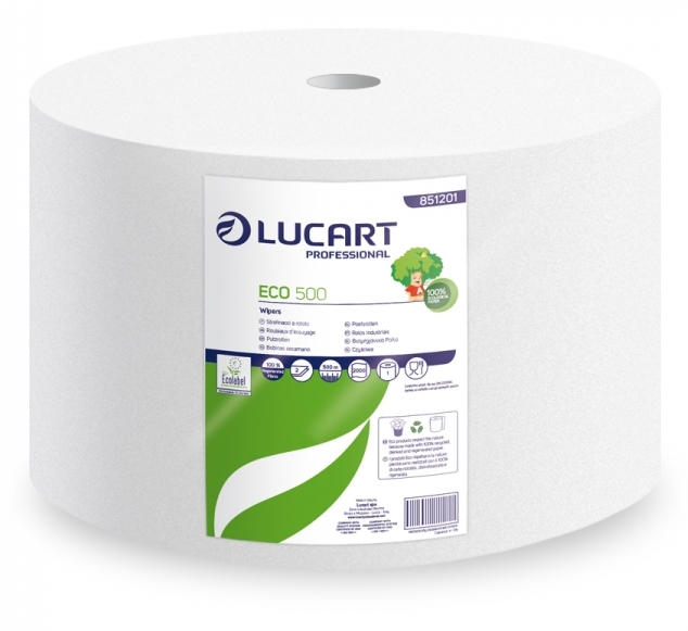 

Бумажный рулон Lucart Eco 500 двухслойный 500 м