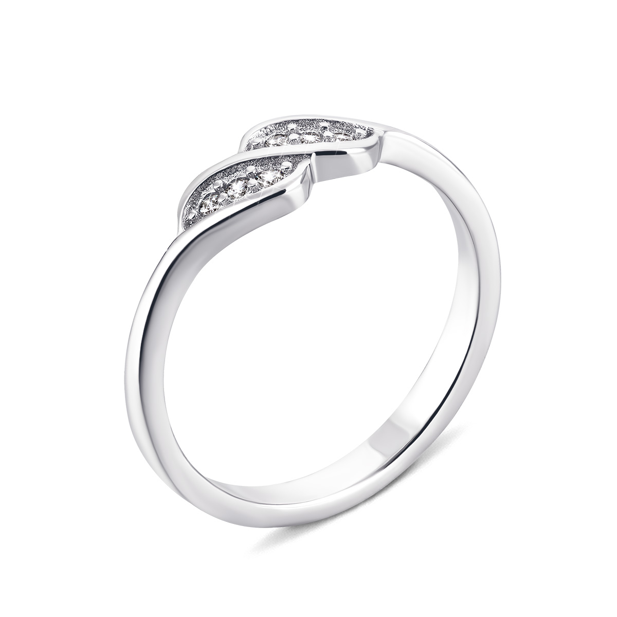 

Серебряное кольцо с фианитами 16 размер 1RI57130-R