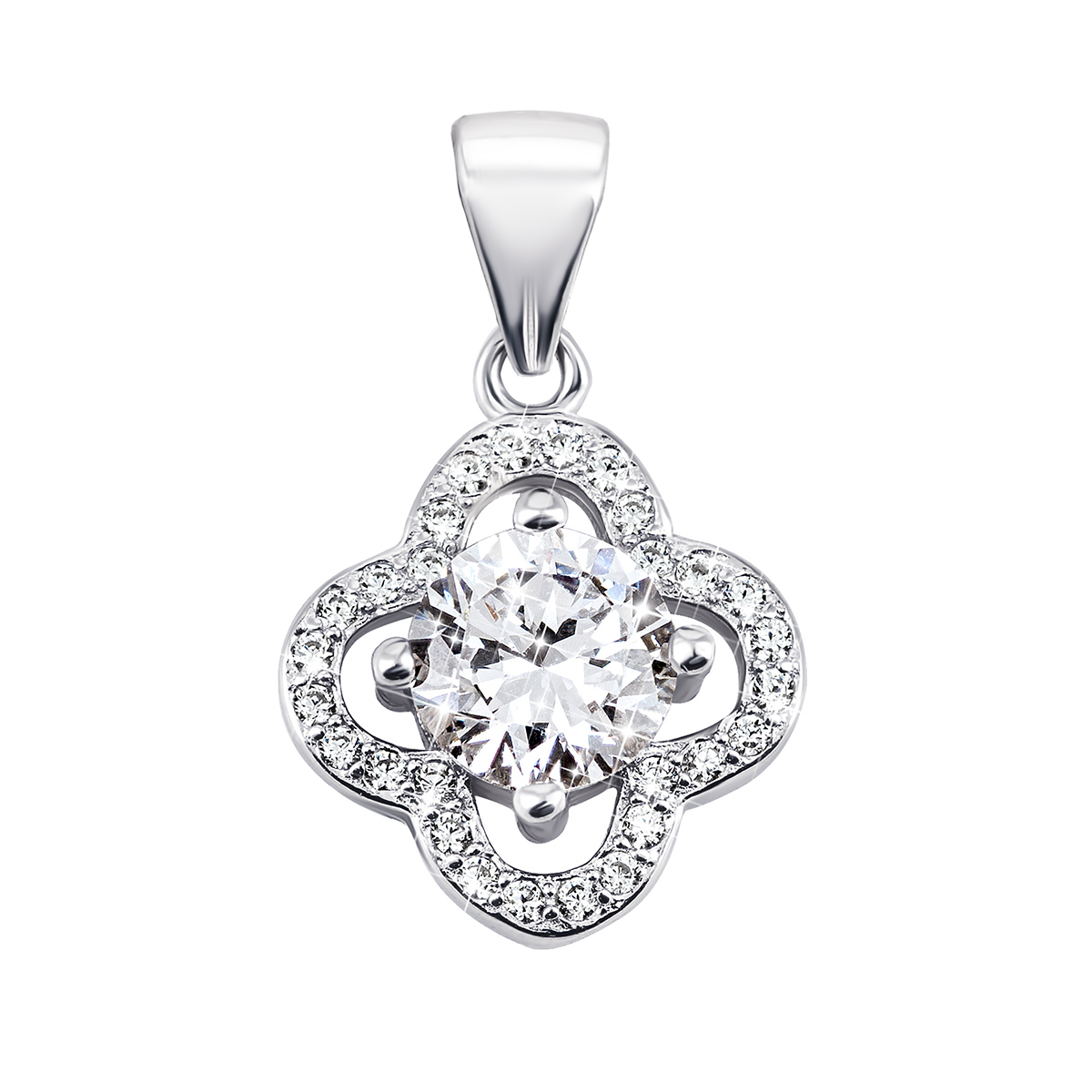 

Серебряная подвеска с фианитами GP1582