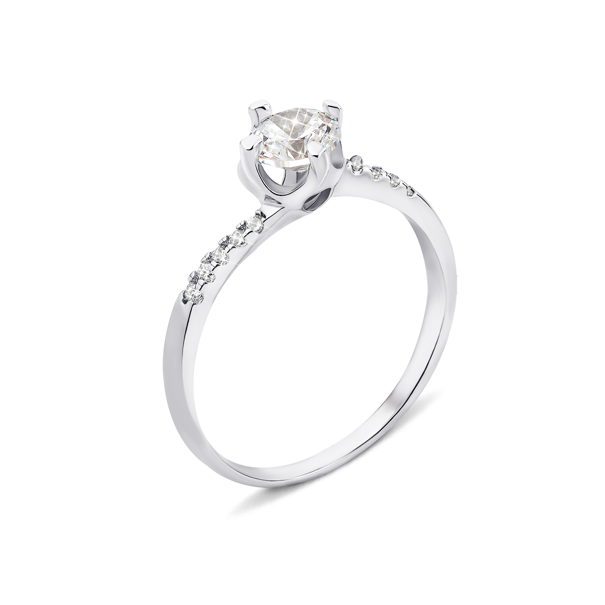 

Серебряное кольцо с фианитами 17 размер 1RI57656-R
