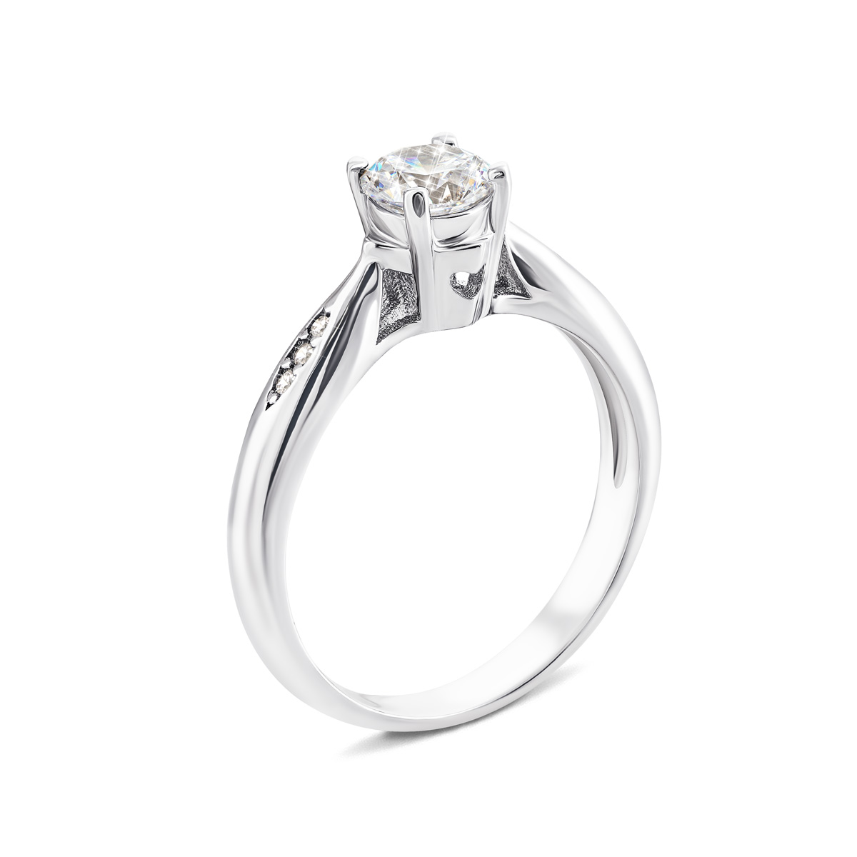 

Серебряное кольцо с фианитами 16 размер 1RI60250-R/12/1