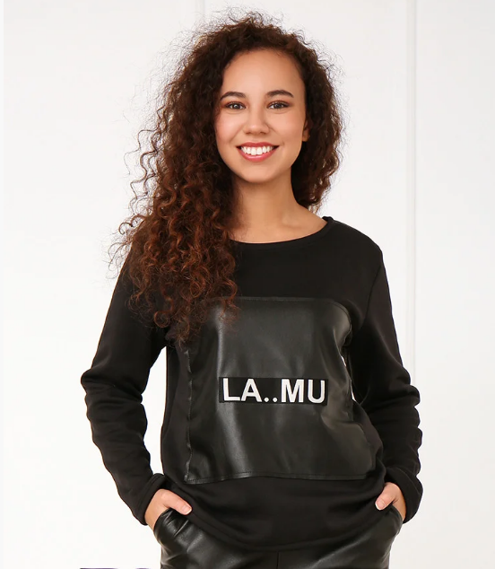 

Женская кофта из эко-кожи Fashion Woman GF4500 р42/ черная, Женская кофта из эко-кожи Fashion Woman GF4500 р42/44 черная