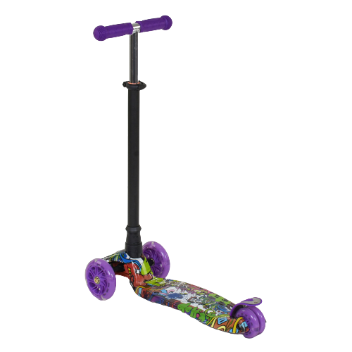 

Самокат детский трехколесный Best Scooter MAXI со светящимися колесами (74471)