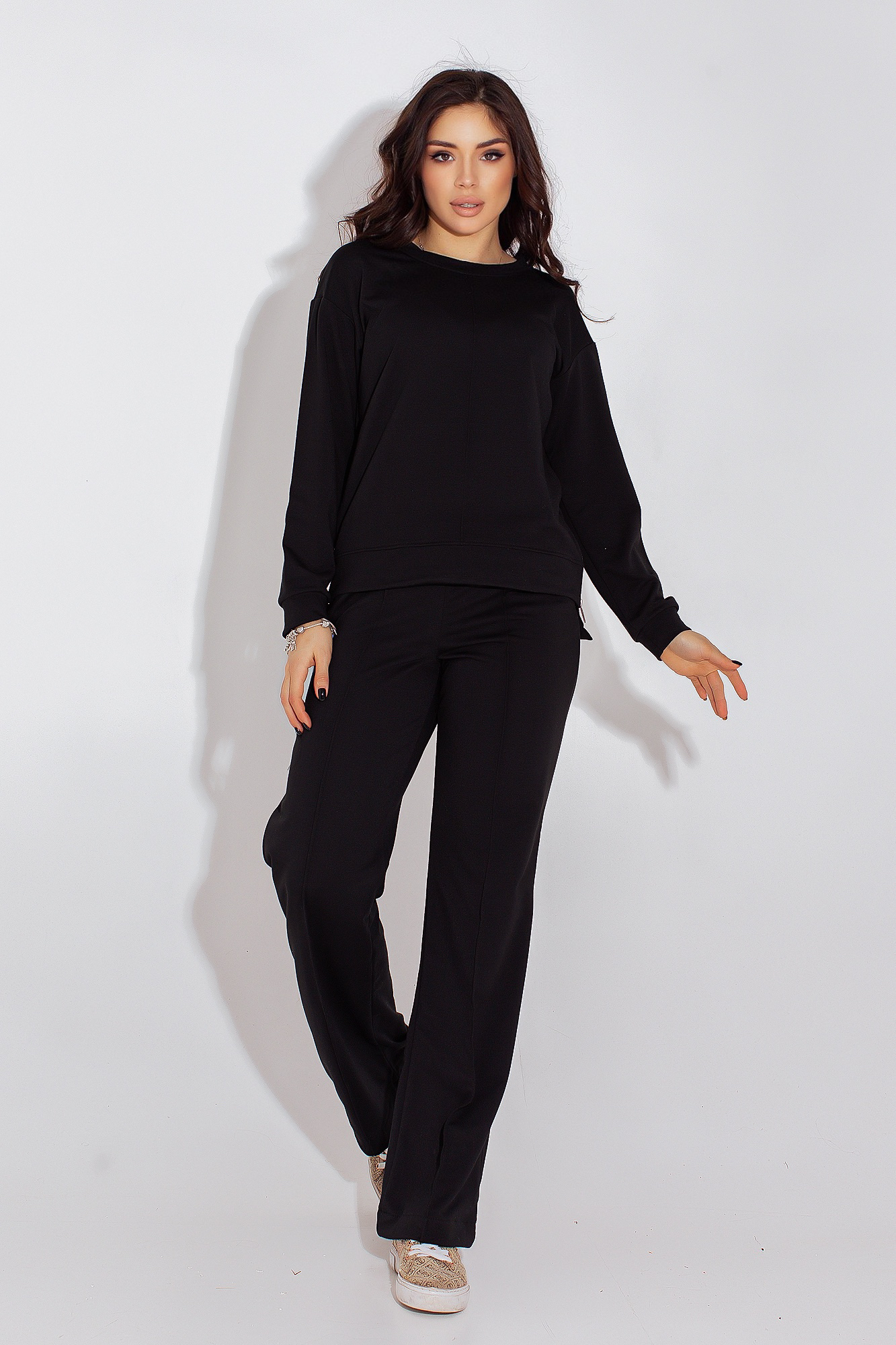 

Женский спортивный костюм Fashion Woman SP2031 р3XL черный