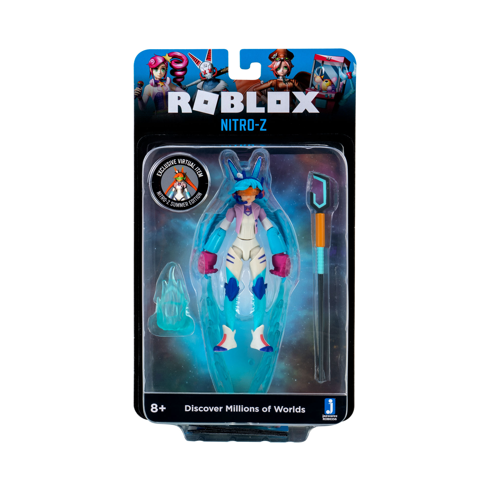 

Роблокс игровой набор с фигуркой Nitr0-Z W8 Jazwares Roblox Imagination Figure Pack (ROB0356)