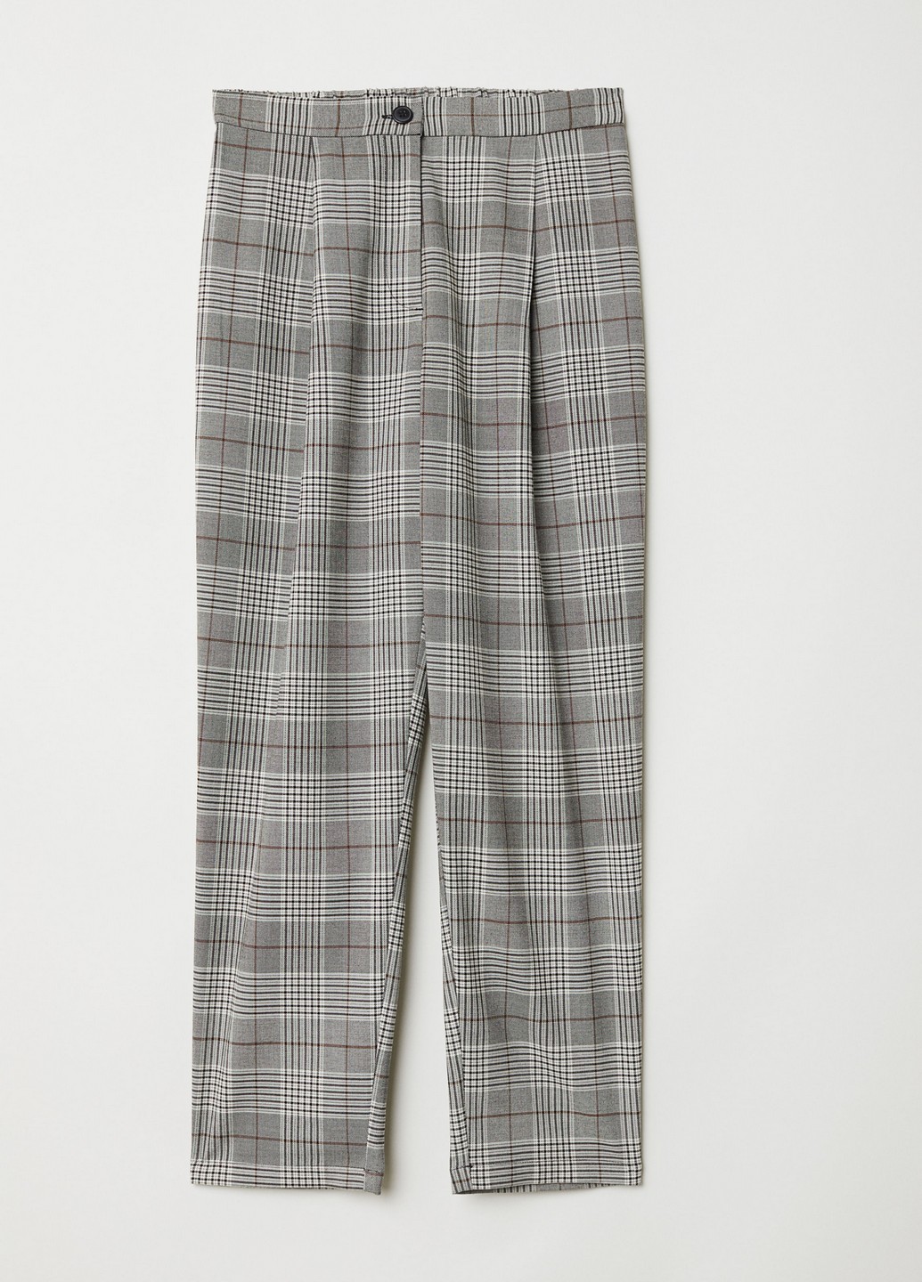 

Брюки H&M  Серый 0660308_клет_03, Брюки H&M 34 Серый 0660308_клет_03