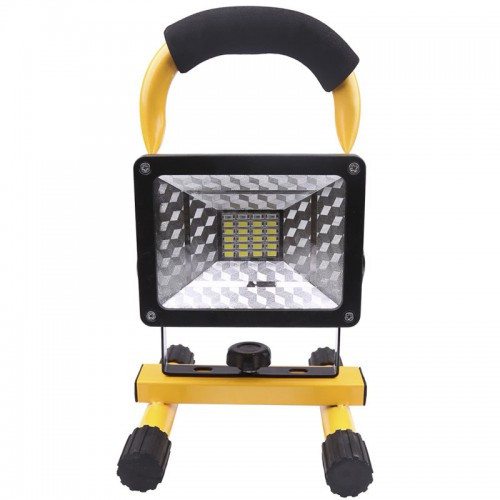 

Ручной прожектор Ledex W-804 с полицейской мигалкой 30W Черный с желтым 48100