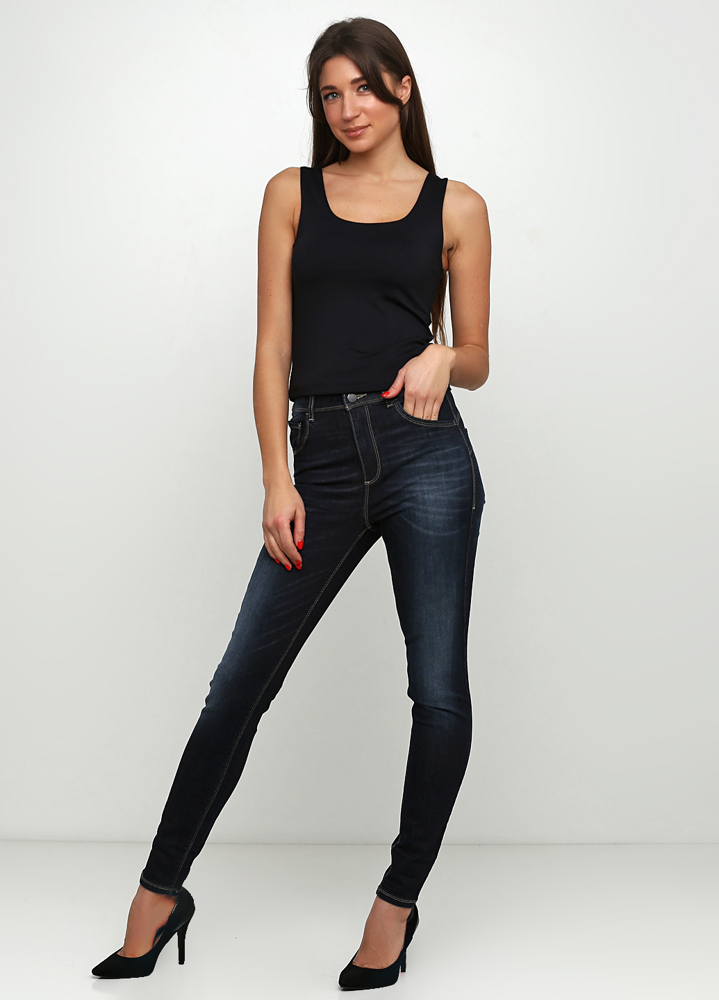 

Джинсы United Colors of Benetton W26 Темно-синий 4AL1573F4_потер