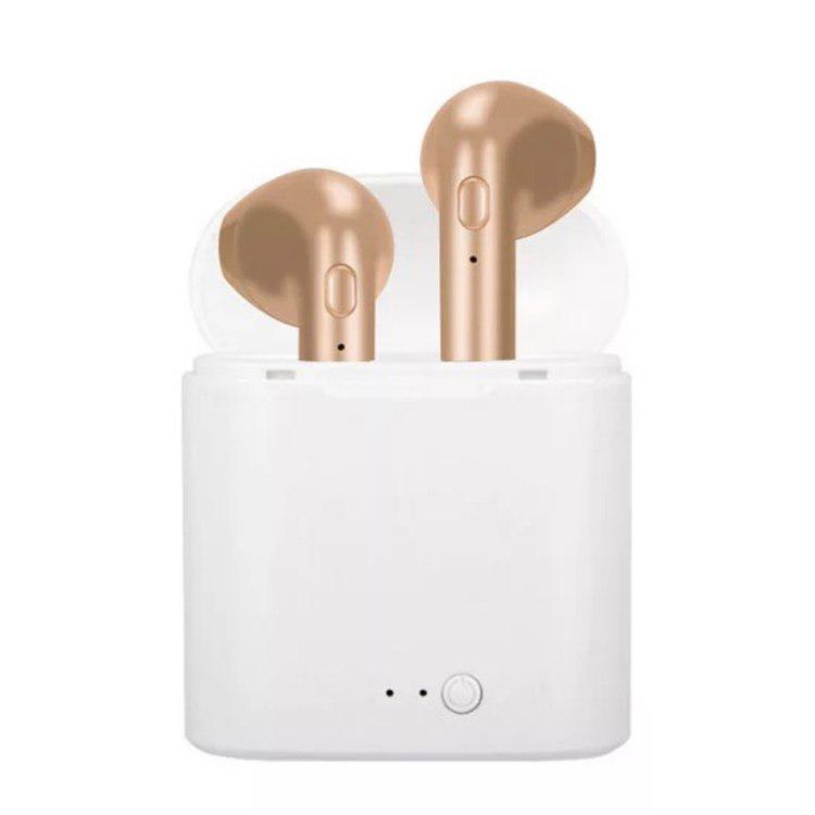 

Беспроводные Наушники TWS в Кейсе i7S Gold (FW016)