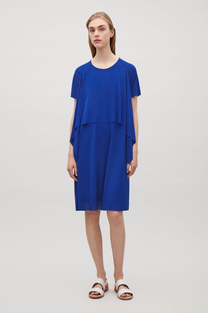 

Платье COS 00005016  синий 2000000006949, Платье COS 00005016 XS синий 2000000006949