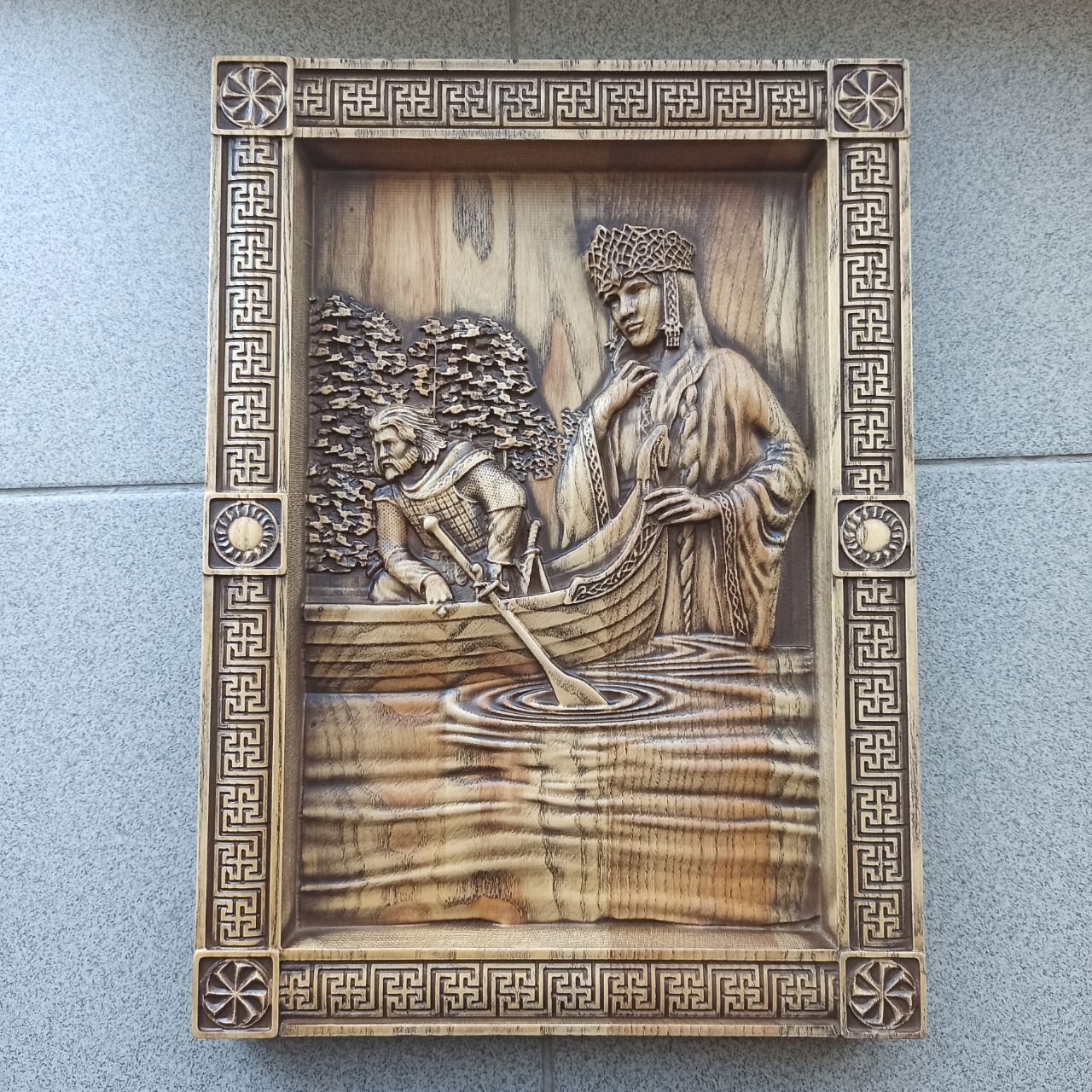 

Панно "Берегиня", Atributlux, 21*15,3 см резное из дерева