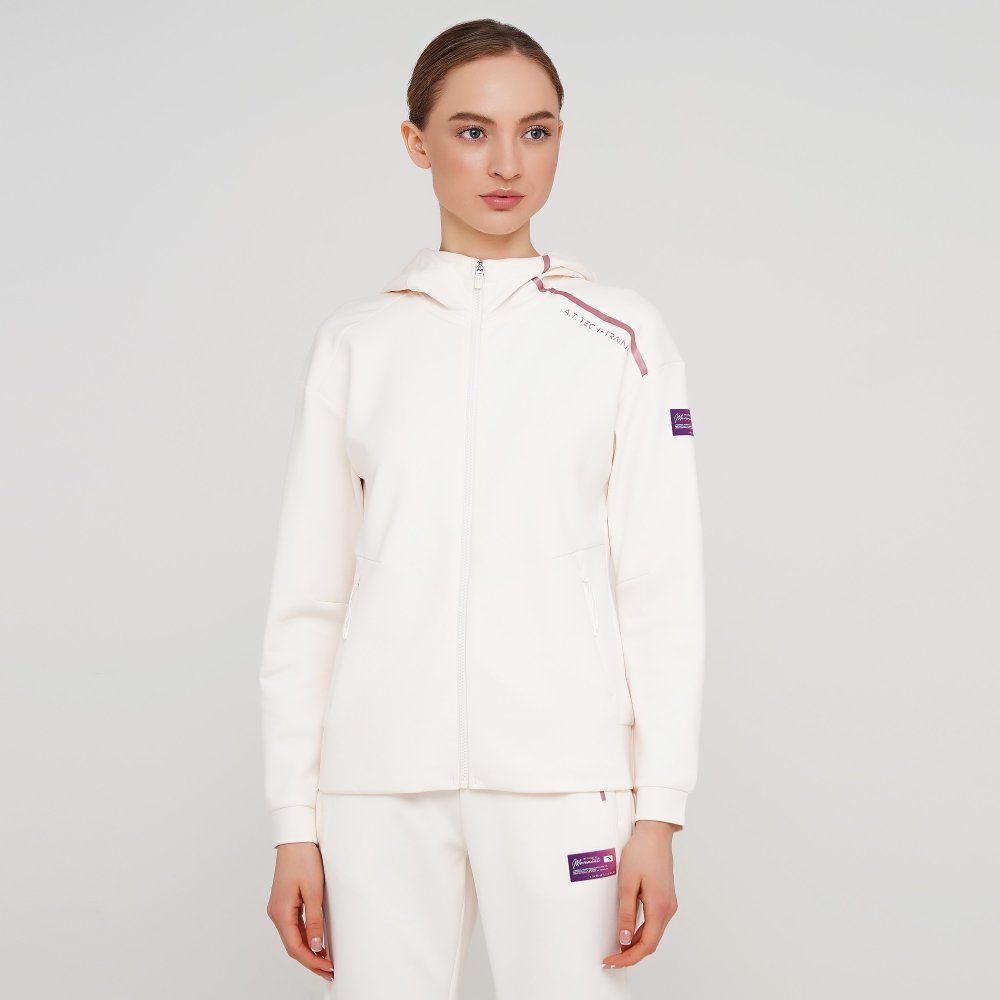 

Женская толстовка Anta Knit Track Top Белый 48 (ant862117702-1)
