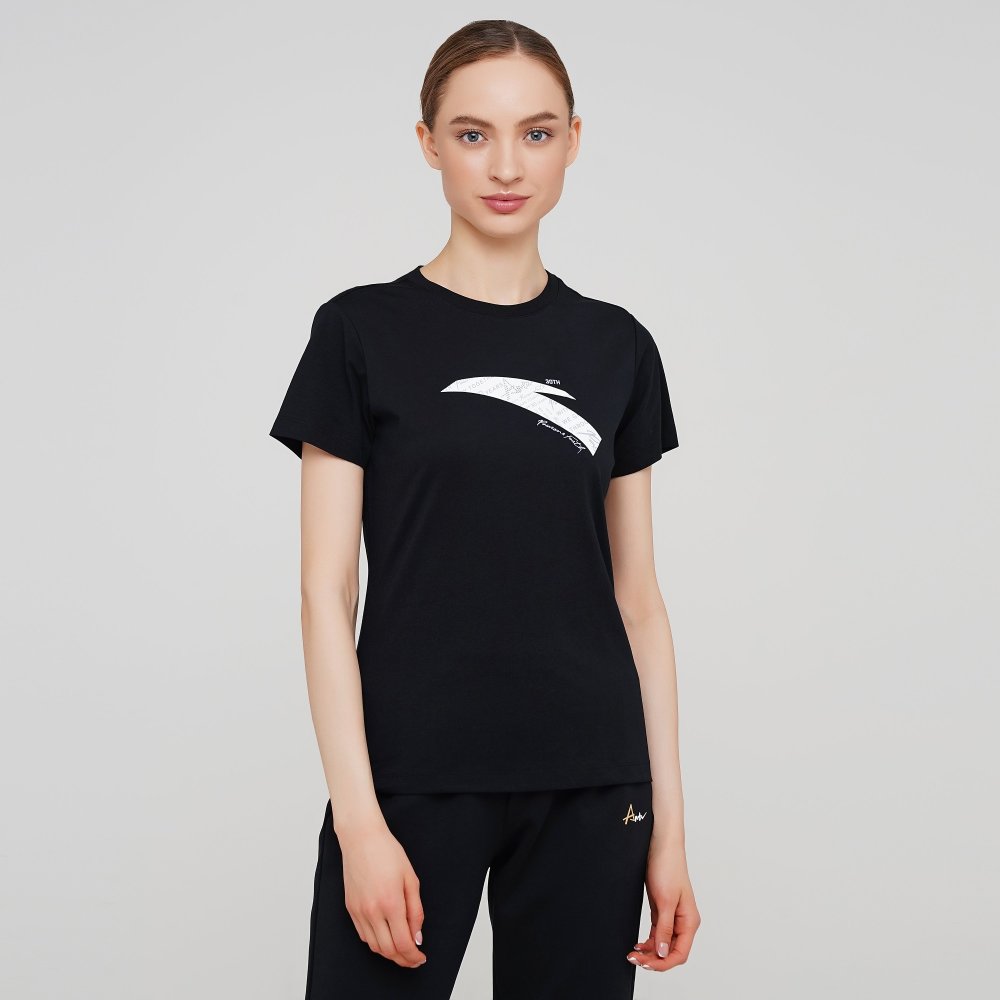 

Женская футболка Anta Ss Tee Черный 36 (ant862117116-3)