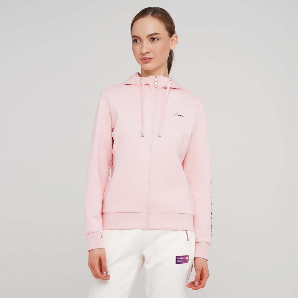 

Женская толстовка Anta Knit Track Top Розовый 44 (ant862117715-4)