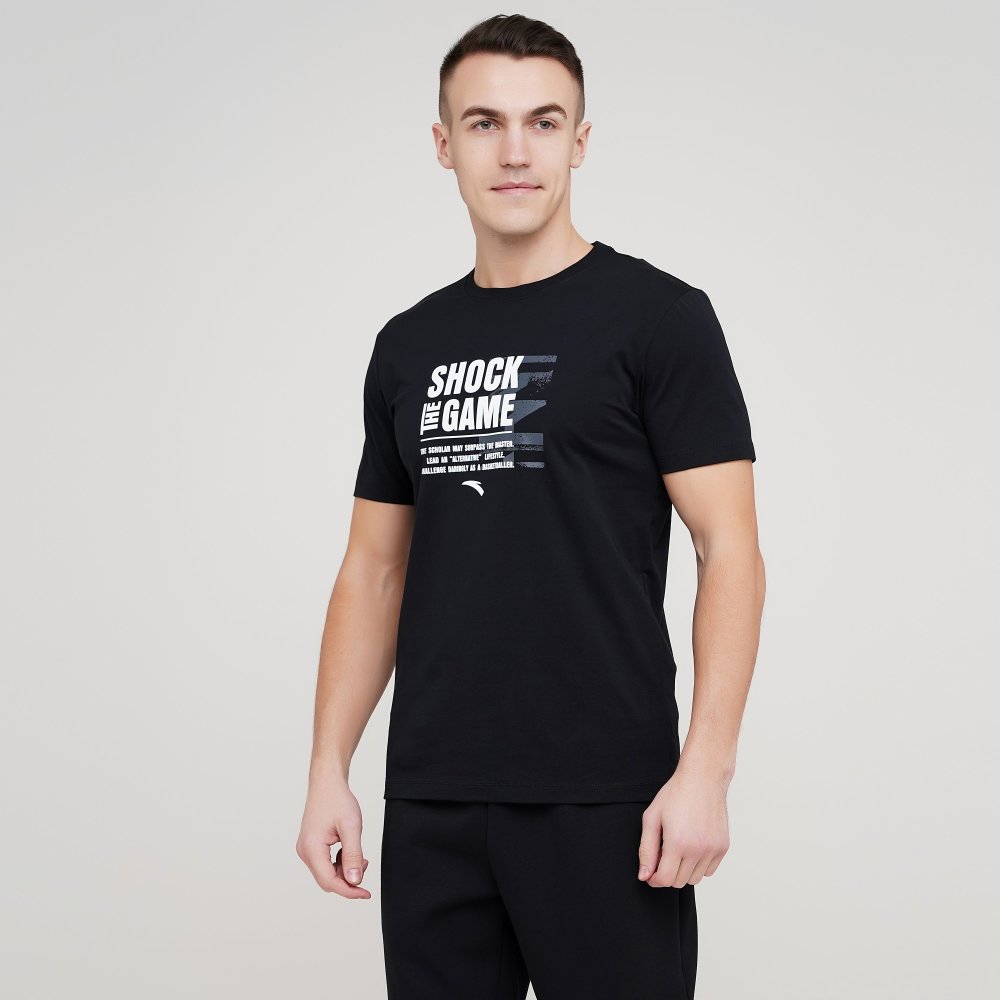 

Мужская футболка Anta Ss Tee Черный 44 (ant852111102-4)
