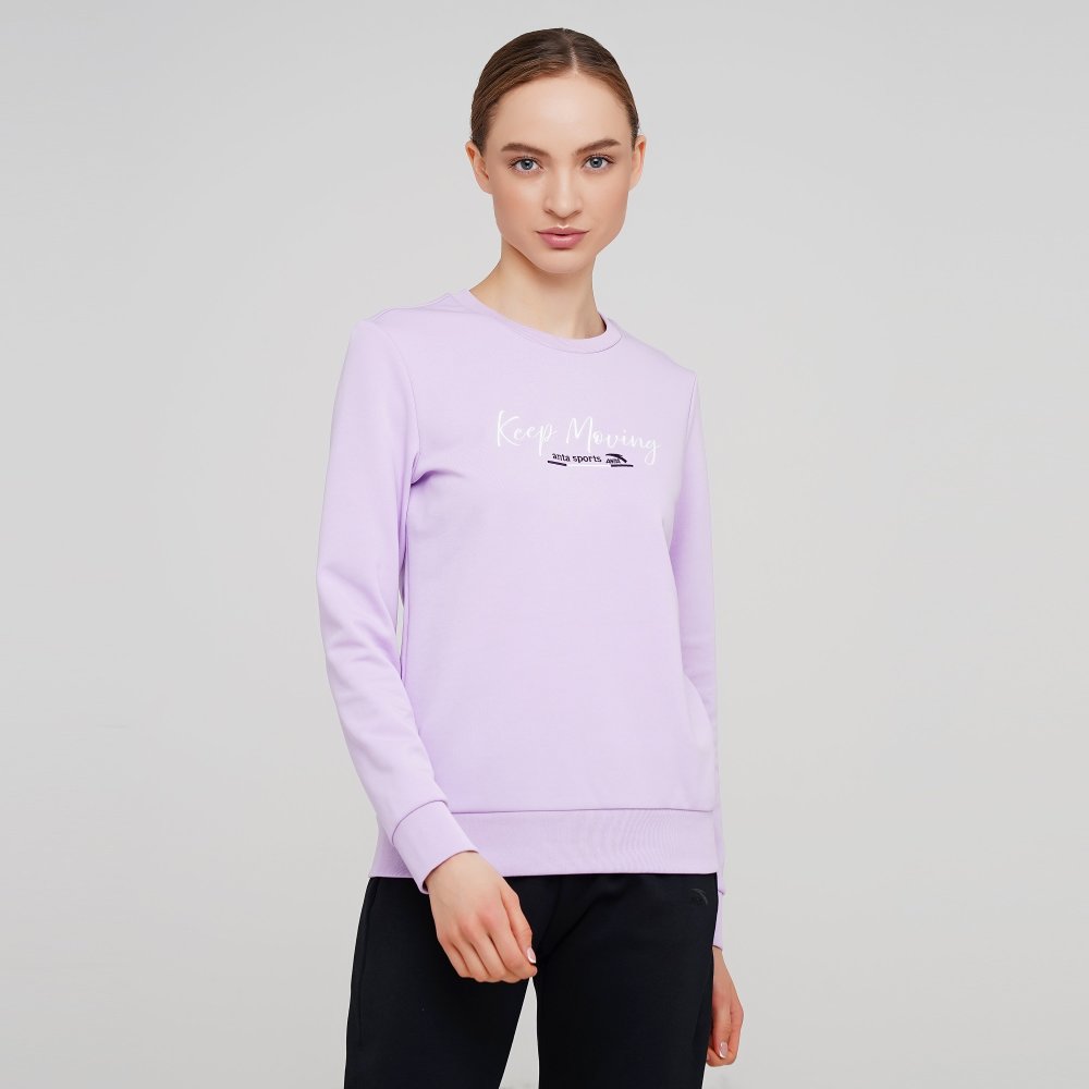 

Женский свитшот Anta Sweatshirt Фиолетовый 46 (ant862118739-6)