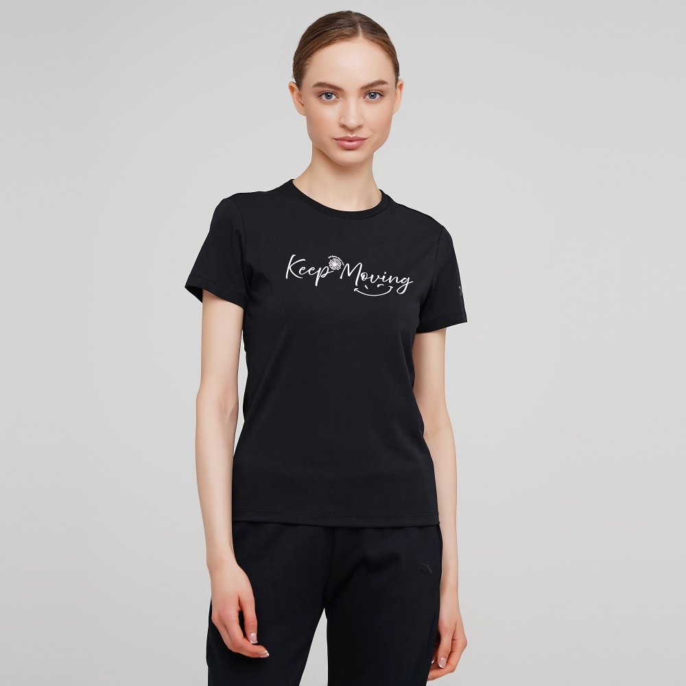 

Женская футболка Anta Ss Tee Черный 36 (ant862118104-4)