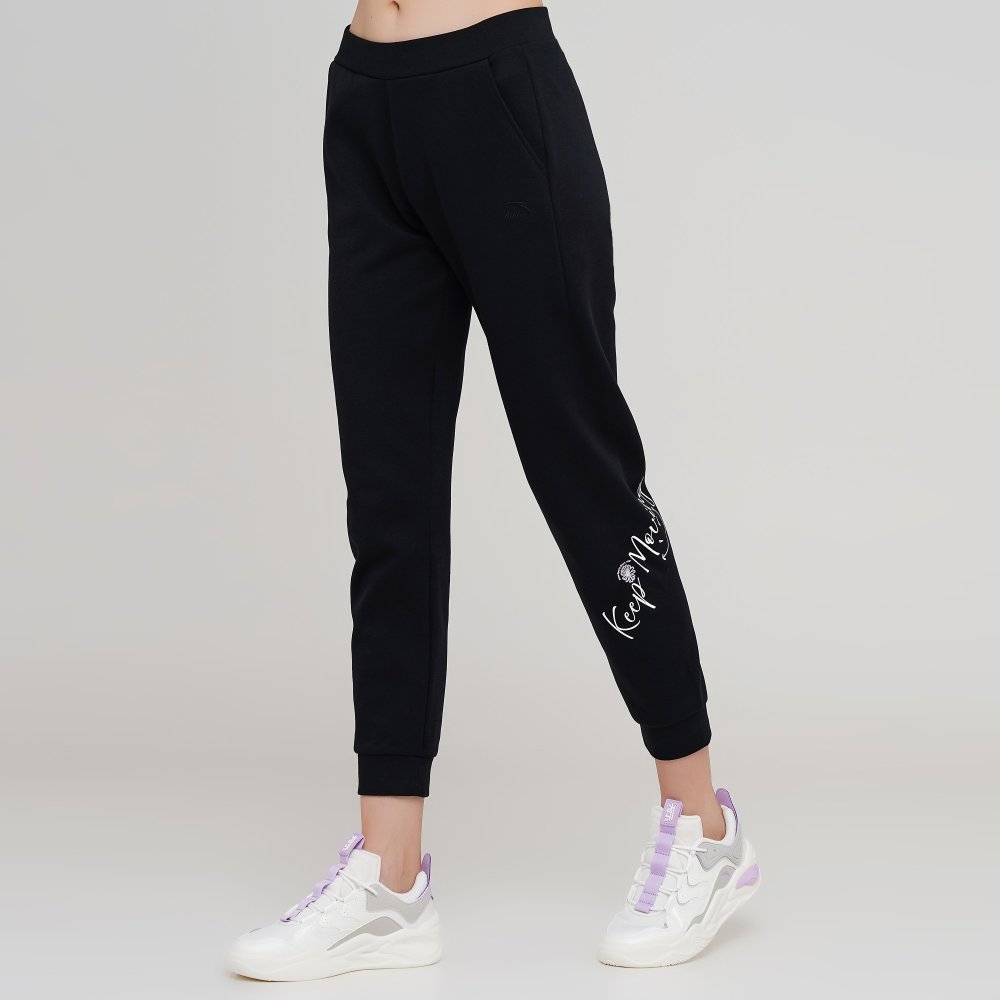 

Женские спортивные штаны Anta Knit Track Pants Черный 46 (ant862118326-1)