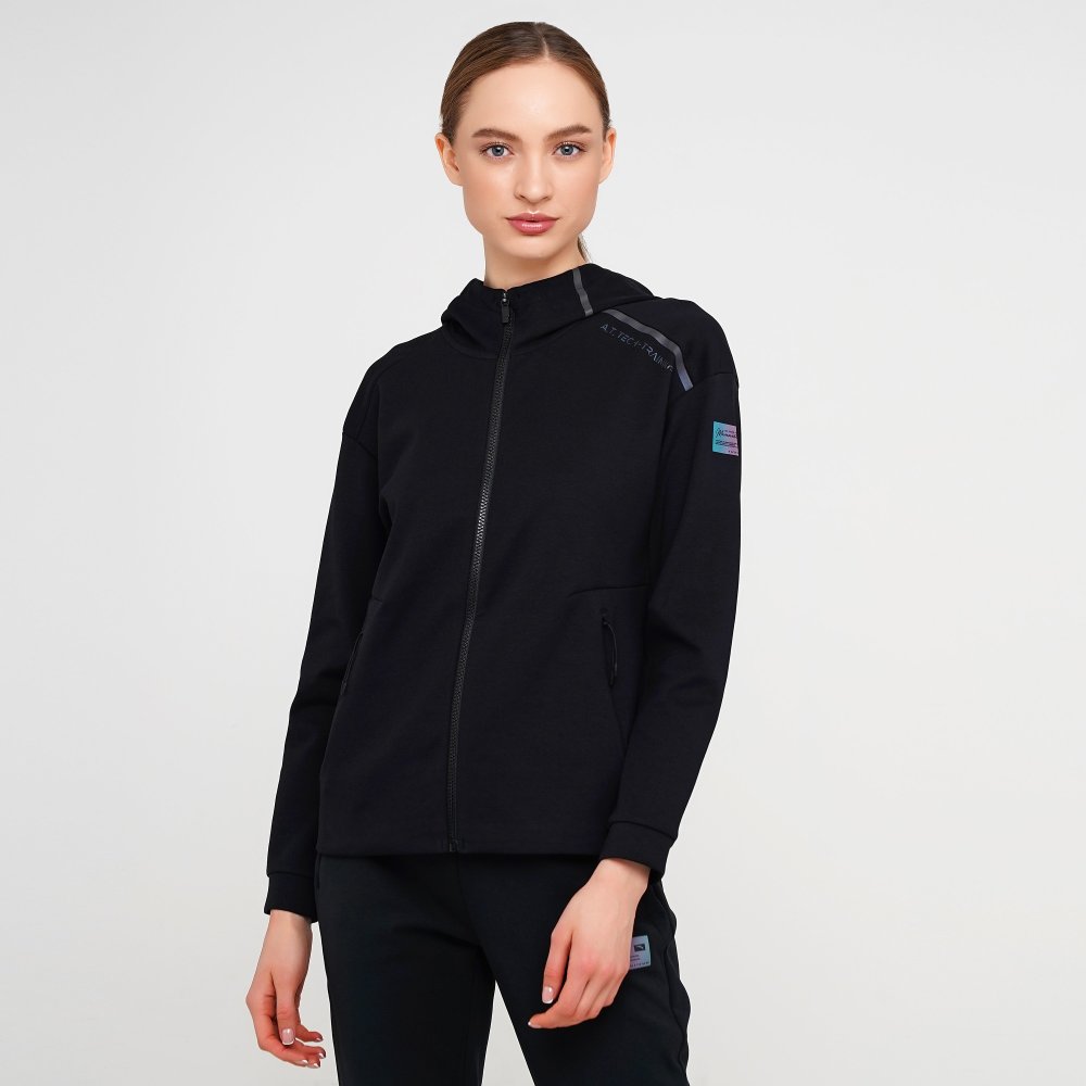 

Женская толстовка Anta Knit Track Top Черный 46 (ant862117702-5)