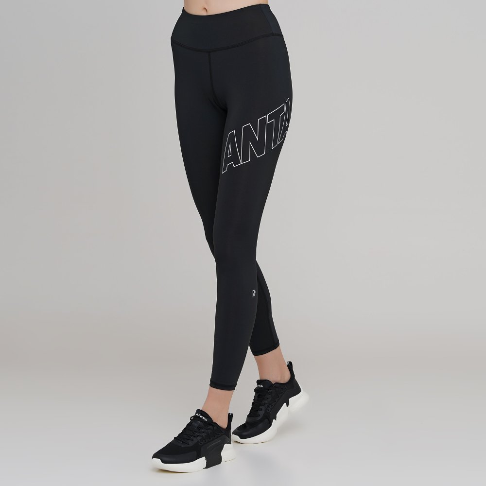 

Женские спортивные леггинсы Anta Tight Ankle Pants Черный 44 (ant862117305-1)