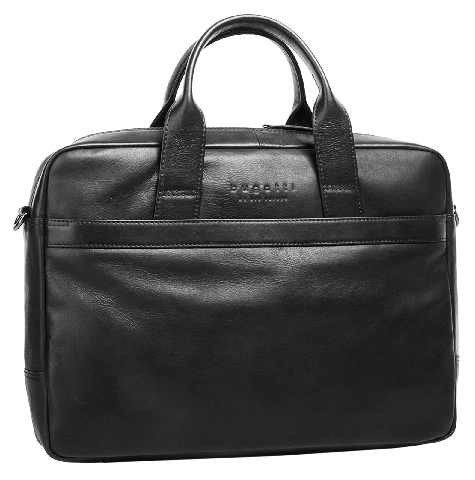 

Мужской портфель кожаный Bugatti Corso One Size Черный 49390501