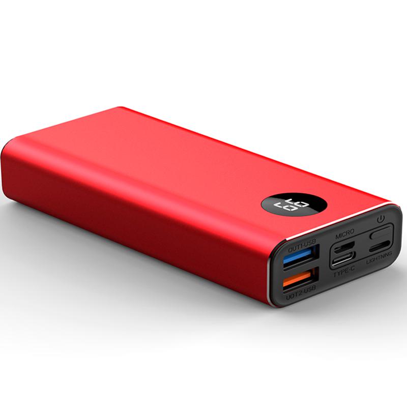 

УМБ Power Bank Gelius Pro CoolMini 2 PD 2USB Type-C 22.5W 3A GP-PB10-211 9600mAh Red