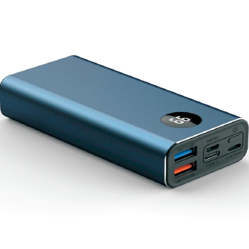 

УМБ Power Bank Gelius Pro CoolMini 2 PD 2USB Type-C 22.5W 3A GP-PB10-211 9600mAh Blue