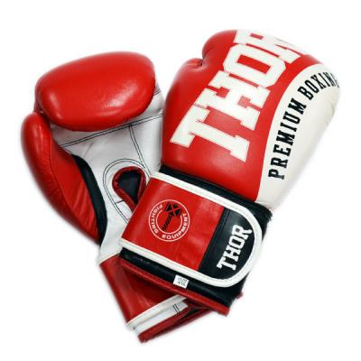 

Боксерские перчатки THOR Shark 10oz Red (8019/02(Leather) RED 10 oz.)