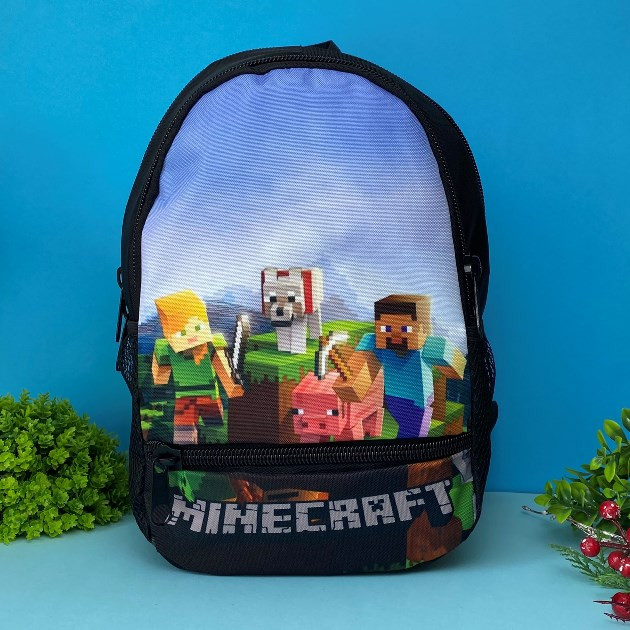 

Портфель детский рюкзак для мальчика майнкрафт (Minecraft) для садика