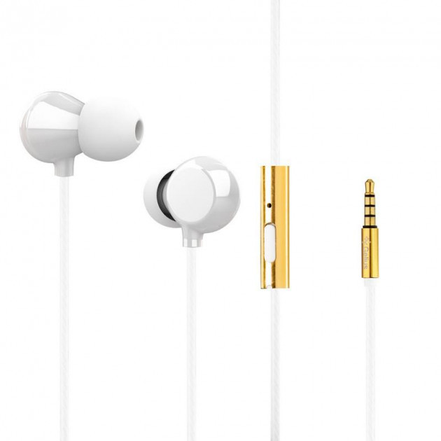 

Наушники проводные гарнитура с микрофоном Gelius Air Kvazar Ceramic GA-WE-001 White