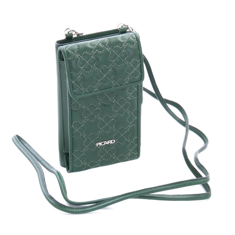 

Сумка - кошелек женская кожаная Picard зеленая