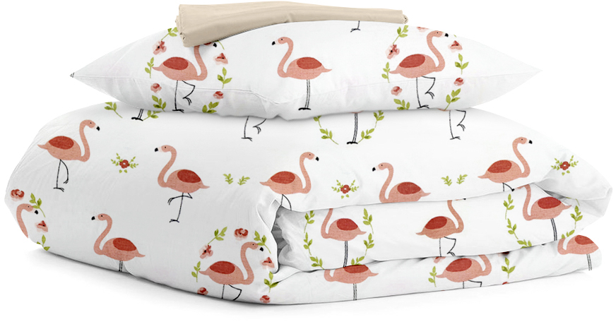 

Комплект постельного белья Cosas 160х220 (FlamingoFlowers_EL90-Beige_155)