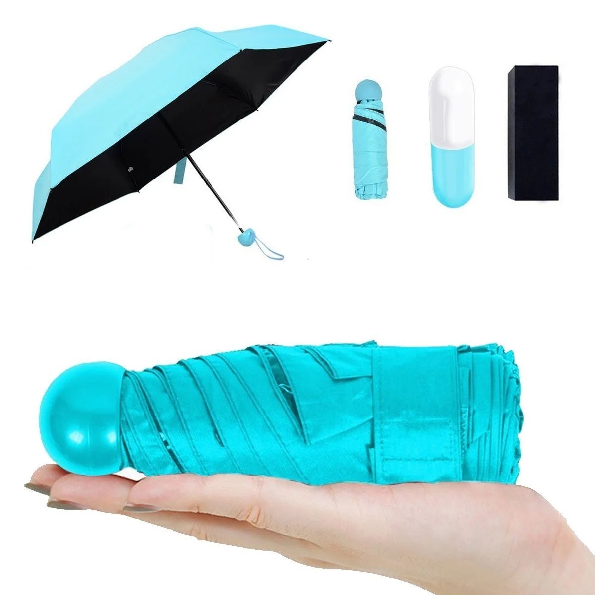 

Зонтик - капсула Голубой Capsule Umbrella