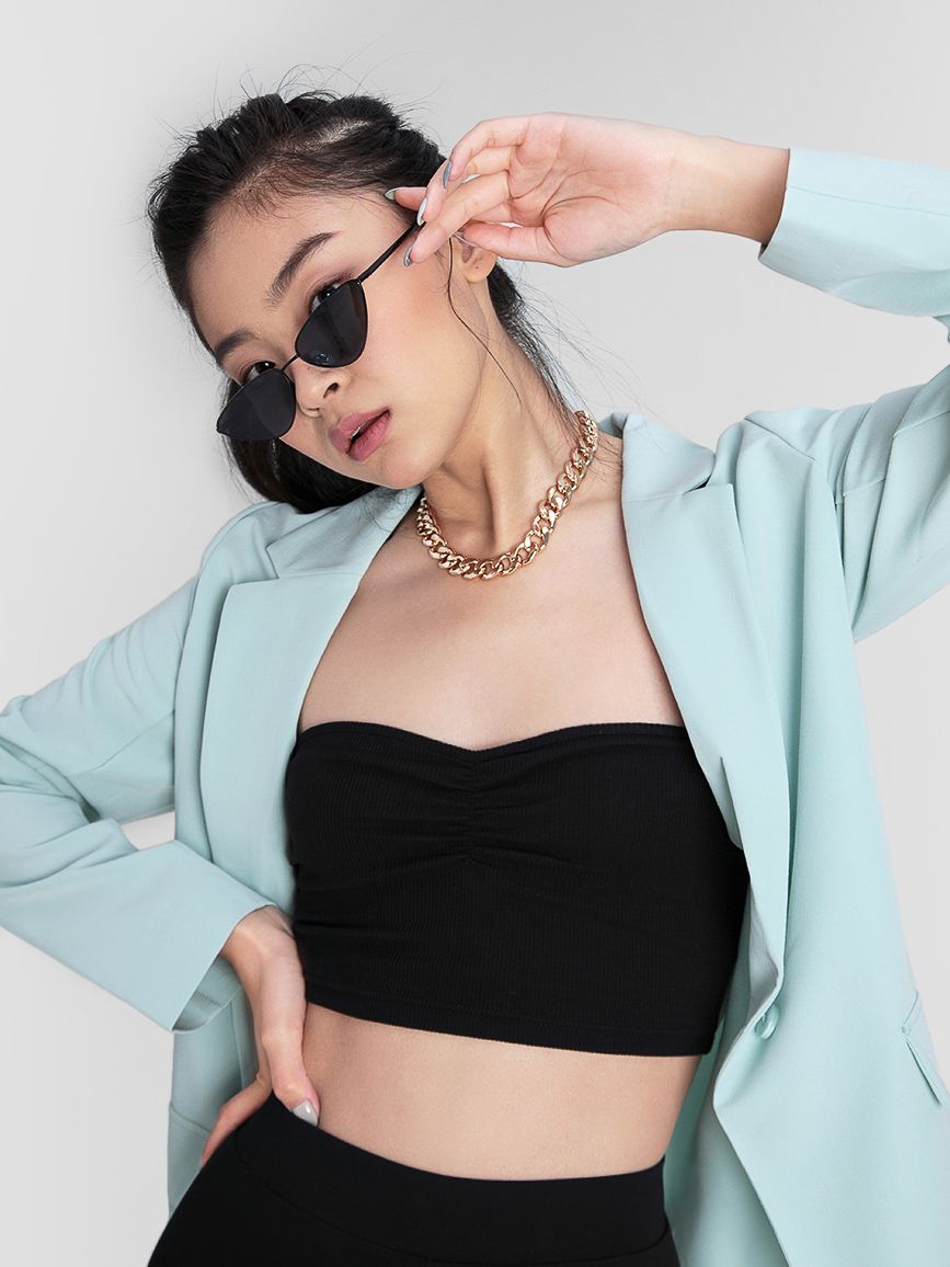 

Топ O'STIN Studio YGLTVRPDQR XS Черный