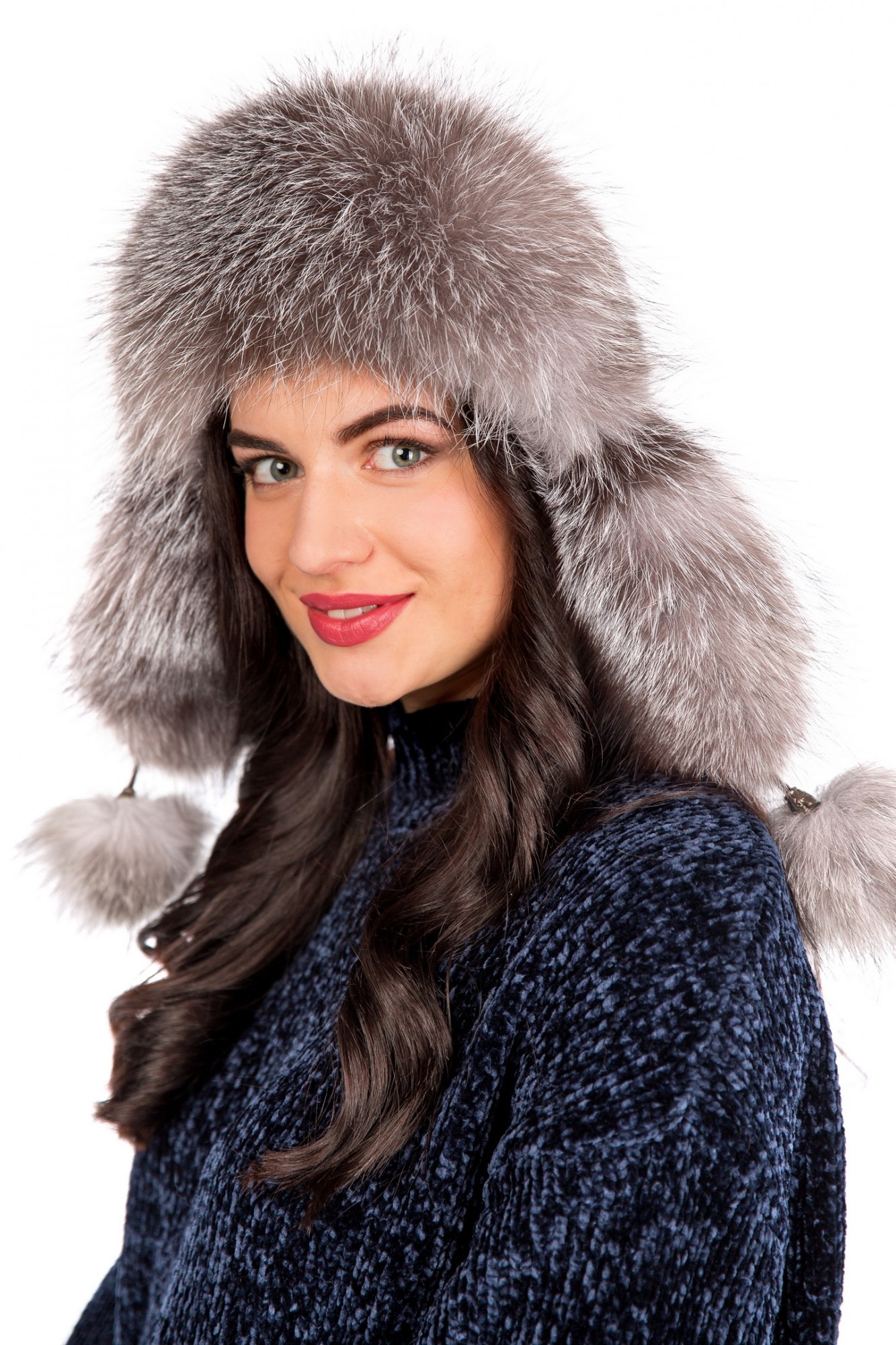 

Шапка Fiona Ушанка 54-60 Комбенированная (By-001)