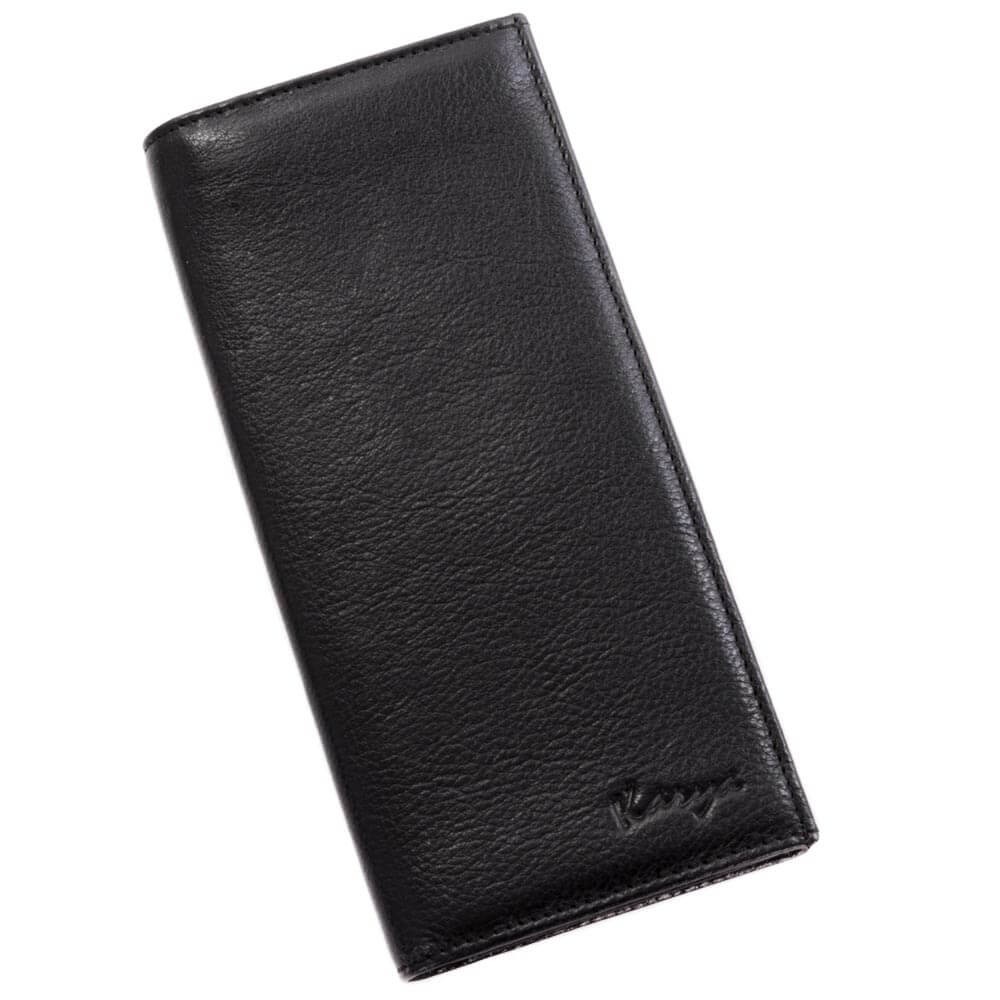 

Мужской кошелек портмоне купюрник кожаный Karya черный (0933-45 black)