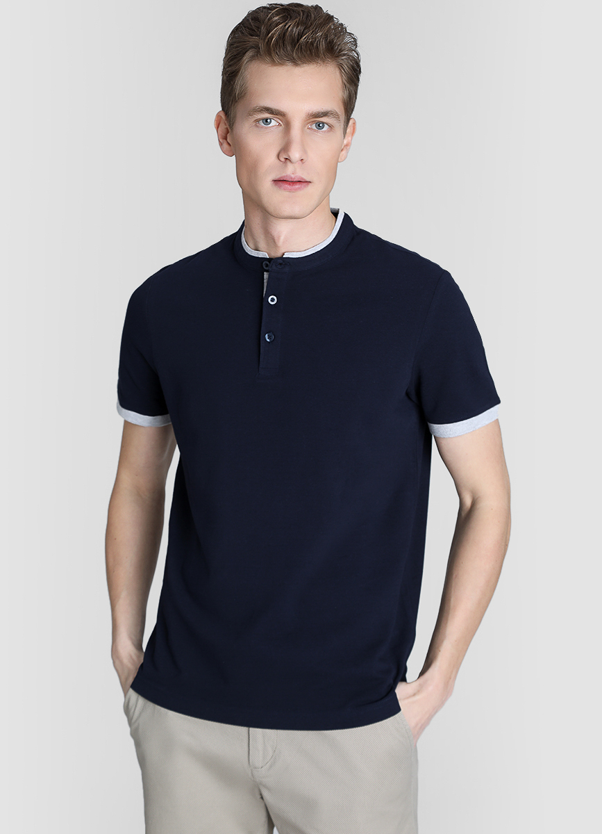 

Поло O'STIN Casual LIFTCCN7WJ M Синее