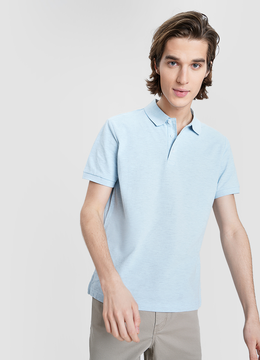 

Поло O'STIN Casual MT6W1460S S Небесно-голубое