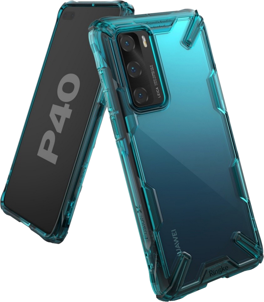 

Панель Ringke Fusion X для Huawei P40 Turquoise Green