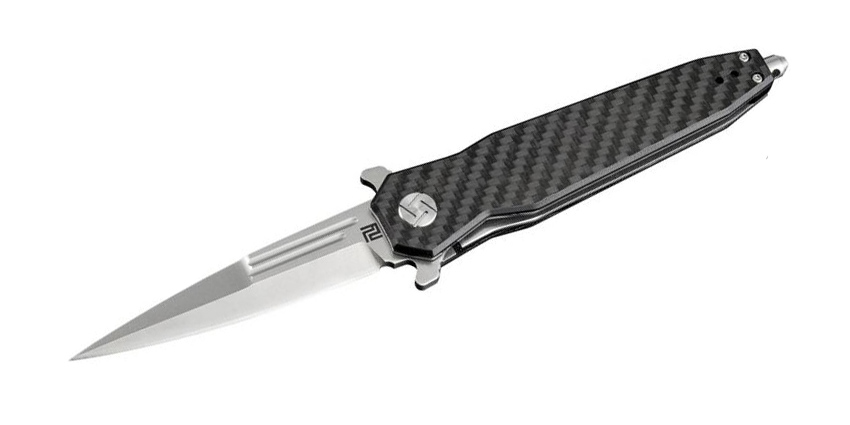 

Карманный нож Artisan Cutlery Hornet SW, D2, CF Black (2798.01.87)