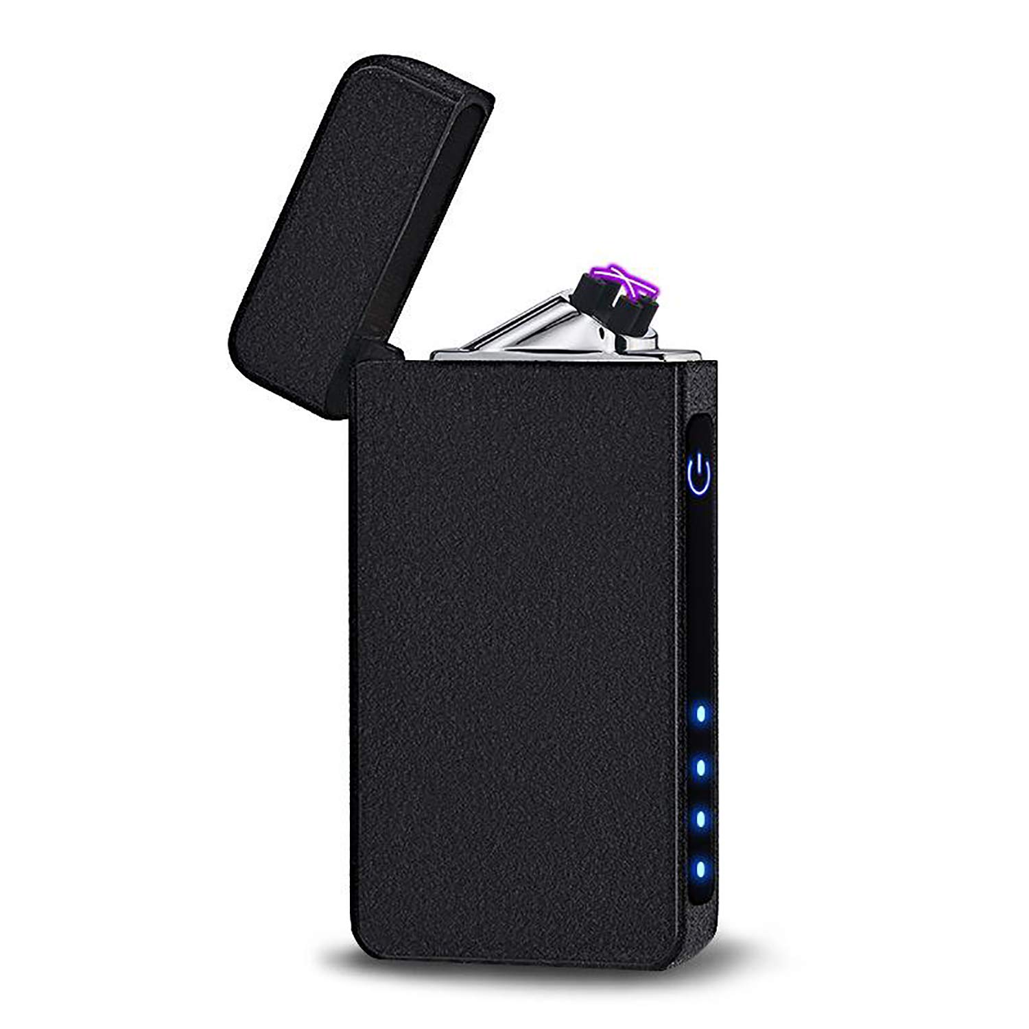

Электроимпульсная USB зажигалка Wext Q-Sense Чёрная матовая (q2501)