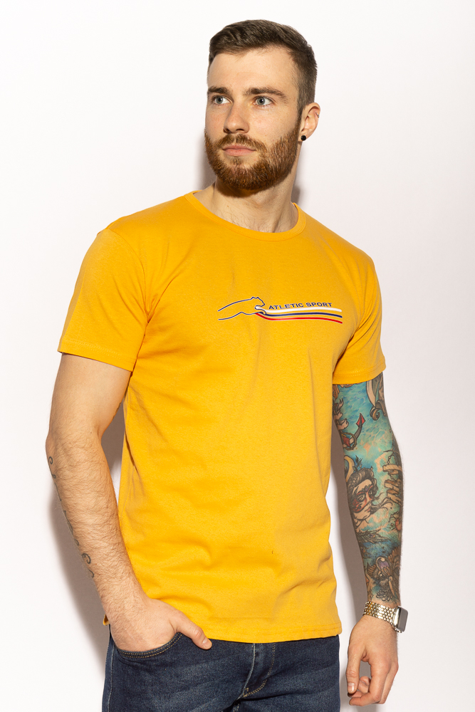 

Футболка мужская Time of Style 85F349 XXL Желтый