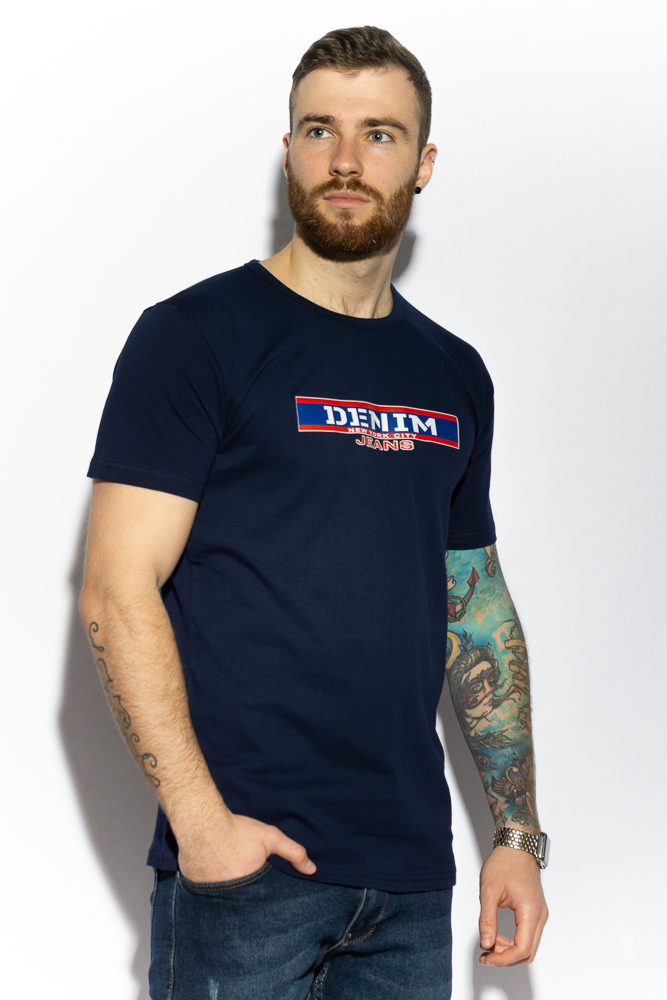 

Футболка denim Time of Style 85F345  Темно-синий, Футболка denim Time of Style 85F345 M Темно-синий