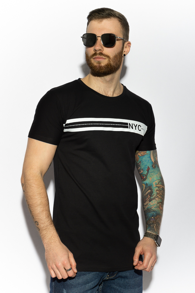 

Футболка с принтом Time of Style 85F291 XXL Черный