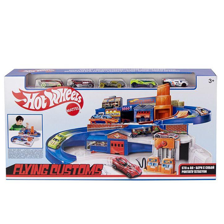 

Игровой набор СТО Хот Вилс Hot Wheels Flying Customs Sto and Go Trackset