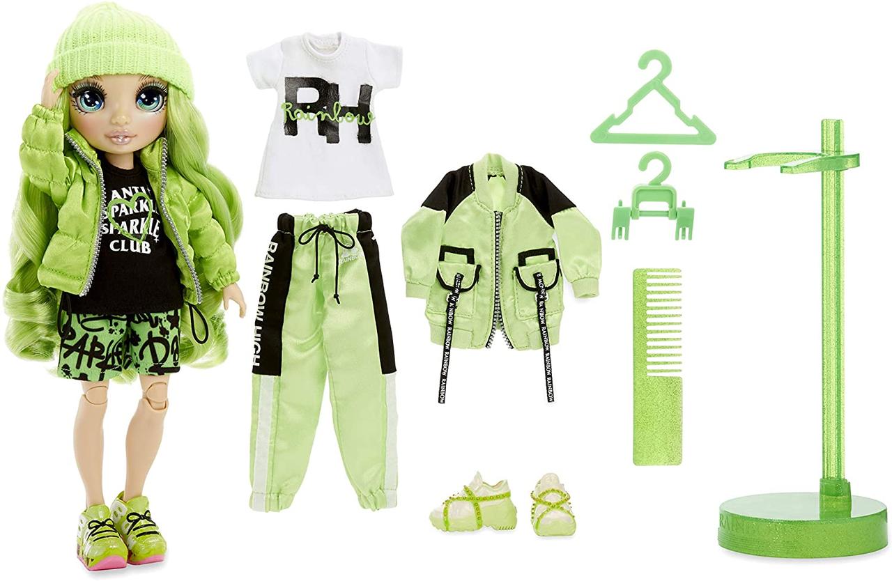 

Кукла Рейнбоу Хай Джейд Хантер Rainbow High Jade Hunter - Green Clothes Fashion Doll