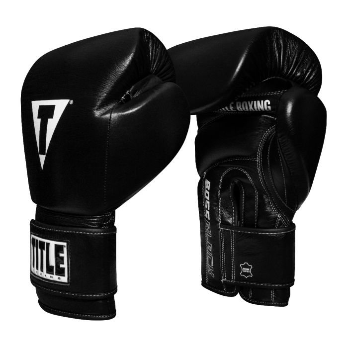 

Боксерские перчатки Title Boss Black Leather Bag Gloves 2.0 (черные) [16 унций]